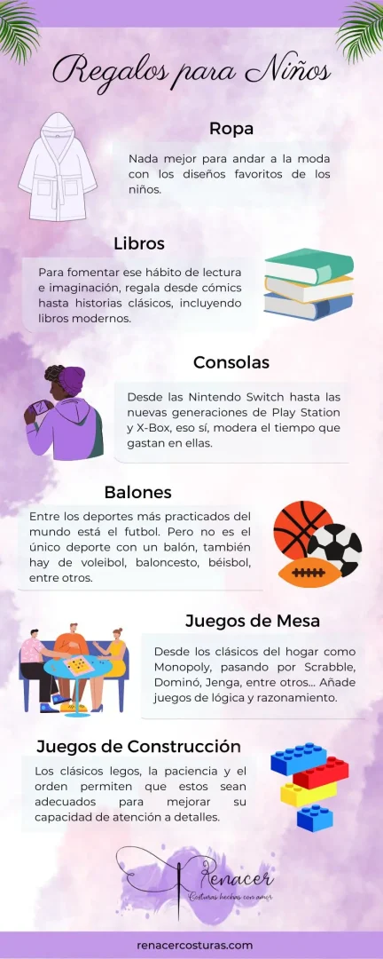 Regalos para niños y niñas