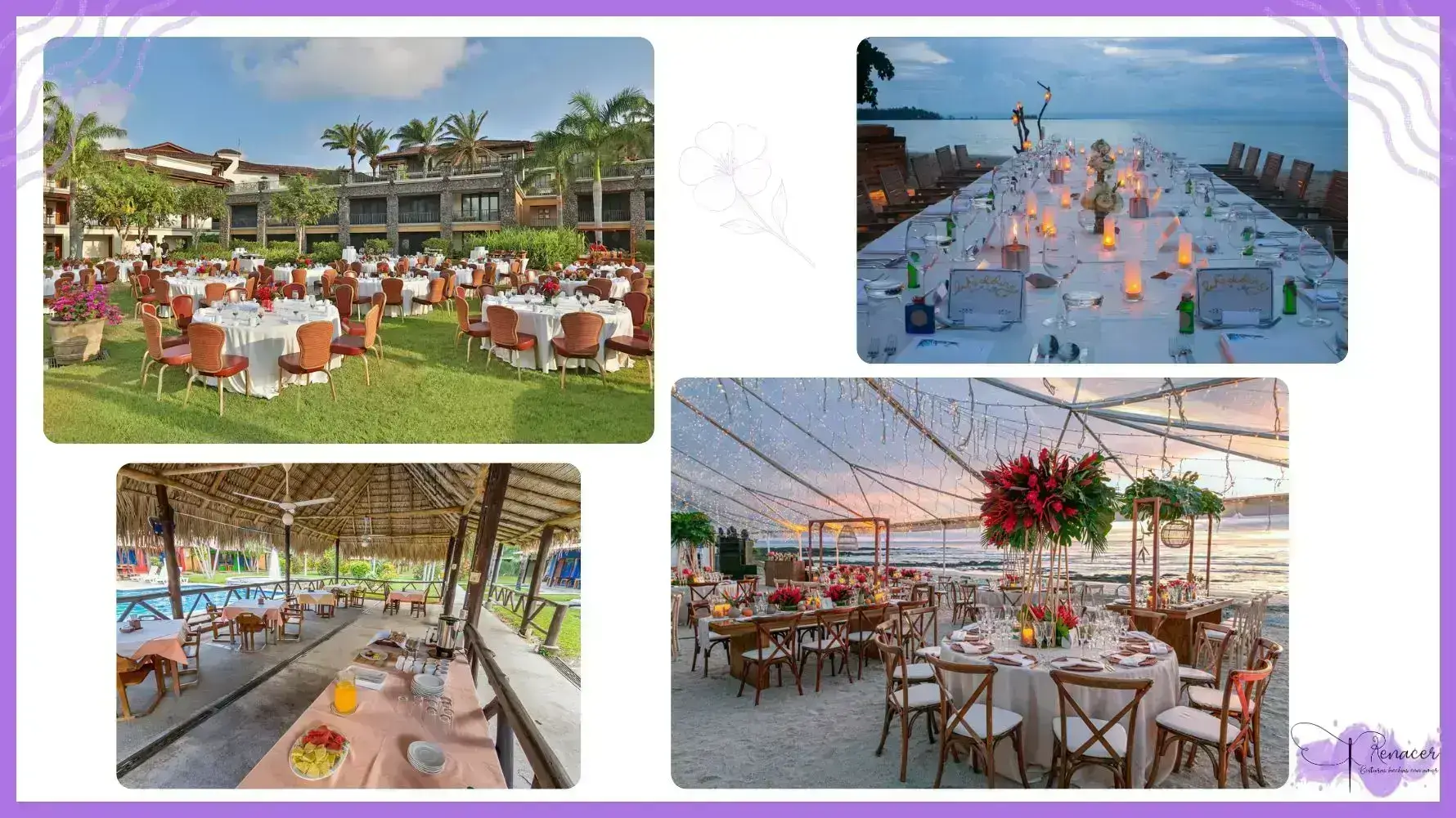 Mantel de lino en hotel boutique en Guanacaste