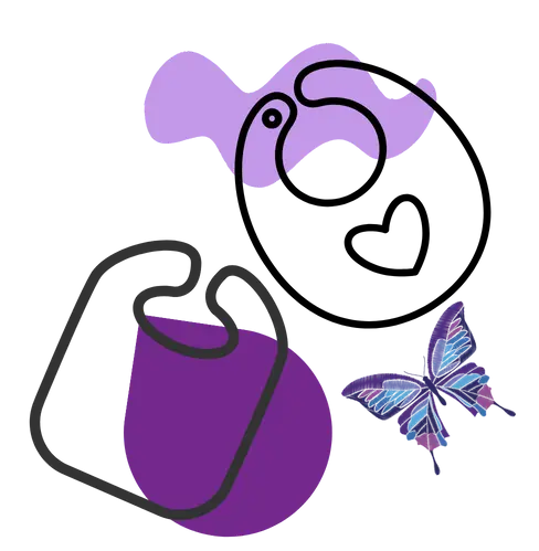 Babero para bebés y para adultos