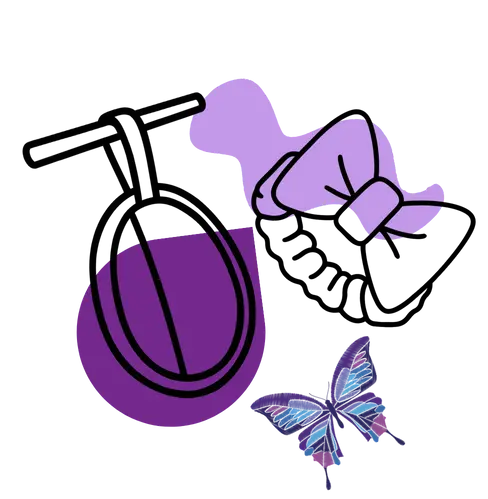 Ilustración Skin Care sostenible con diadema y toallitas reutilizables